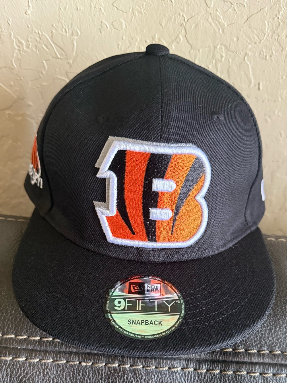 New Era Cincinnati Bengals Black and Orange Snapback